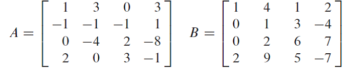 Solved Exercises 17–20 Refer To The Matrices A And B Below. | Chegg.com