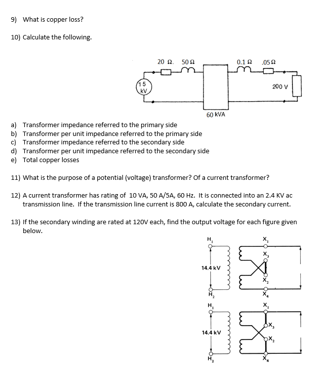 Solved 1) What is meant by mutual flux? By leakage flux? 2)