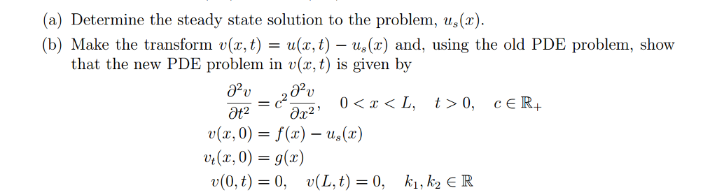 Solved 1. Inhomogeneous boundary conditions In class, we | Chegg.com