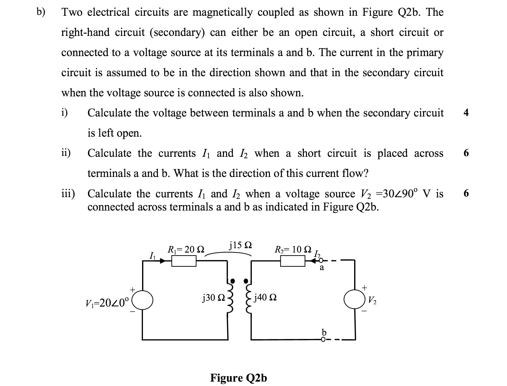 Solved Two electrical circuits are coupled as