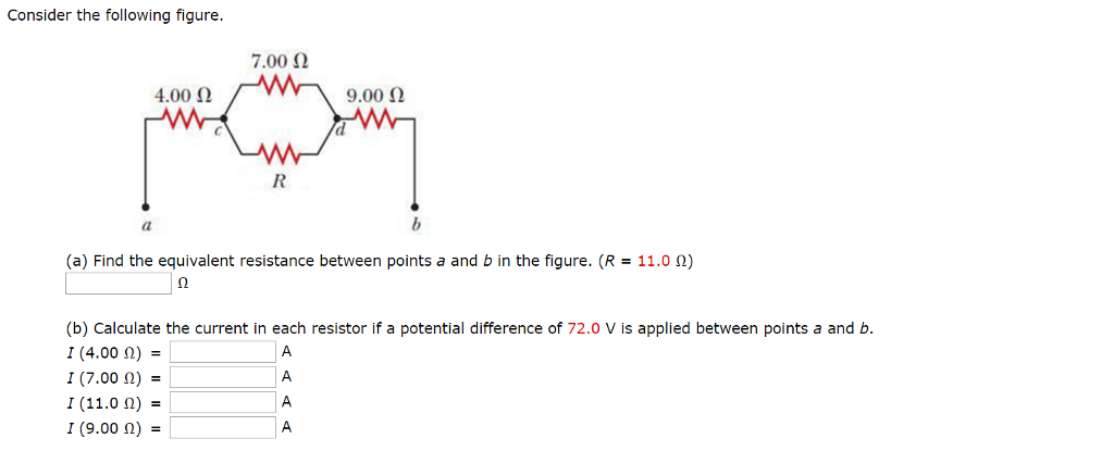 Solved Find the equivalent resistance between points a and b | Chegg.com