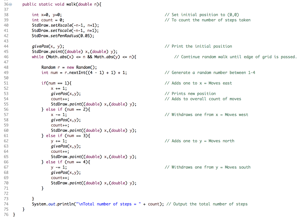 Solved I have the following java-program, that creates a | Chegg.com