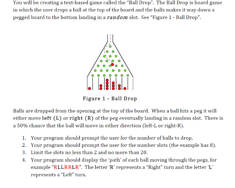 Solved You will be creating a textbased game called the