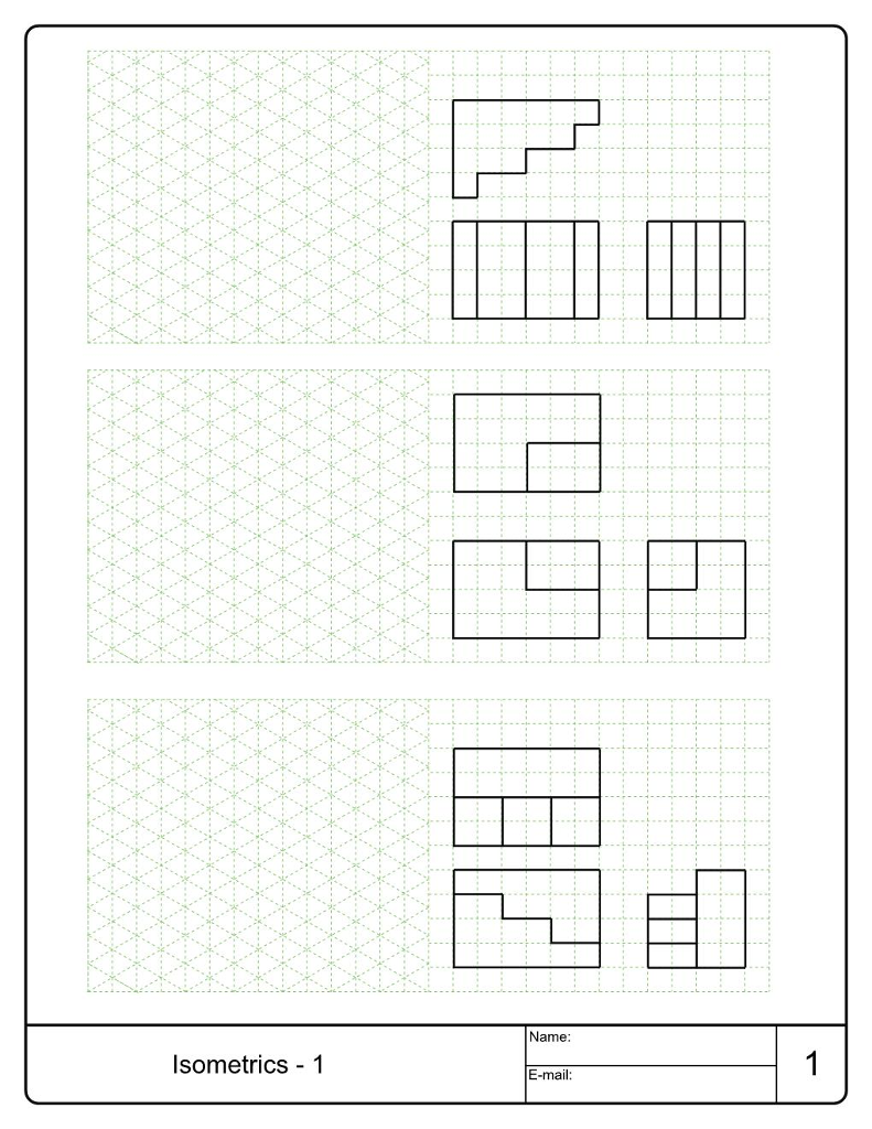 Isometric 4 Solved 邛 岕 Name Isometrics 1 E-mail | Chegg.com