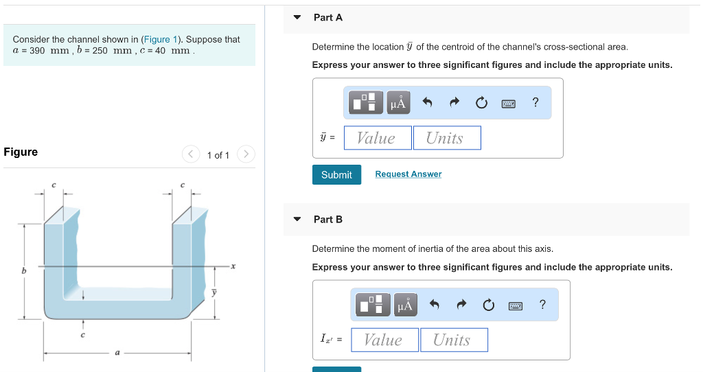 Solved Part A Consider The Channel Shown In (Figure 1). | Chegg.com