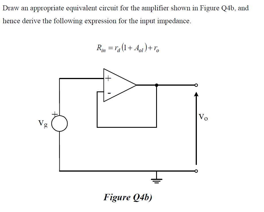 Solved Draw an appropriate equivalent circuit for the | Chegg.com