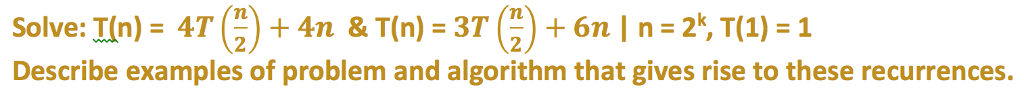 Solved Tm 2 Describe Examples Of Problem And Algorithm That Chegg