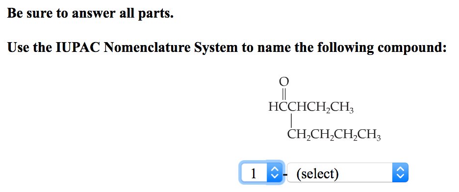 Solved: Use The IUPAC Nomenclature System To Name The Foll... | Chegg.com