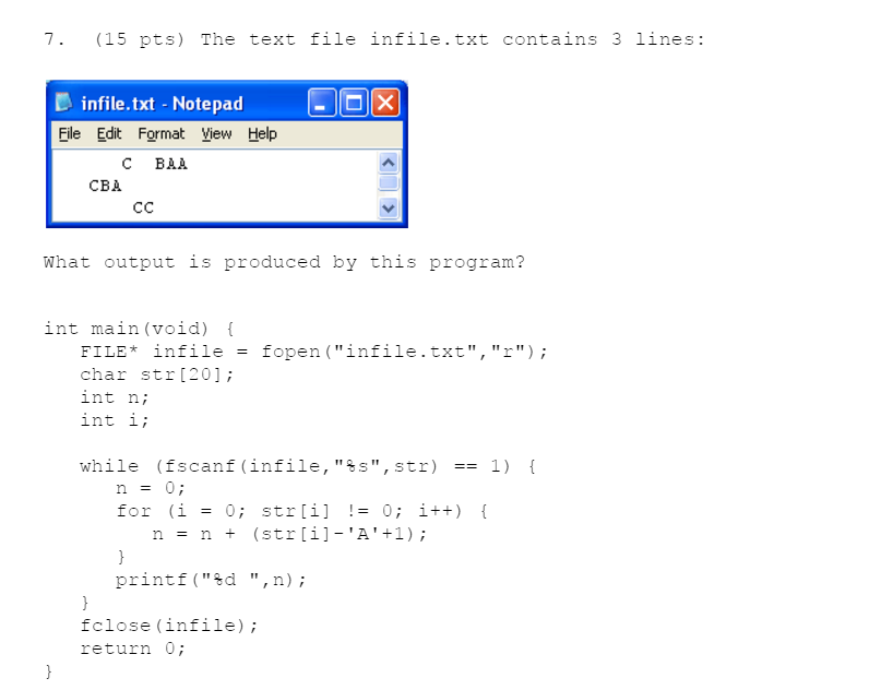 Solved What output is produced by this program? int main | Chegg.com