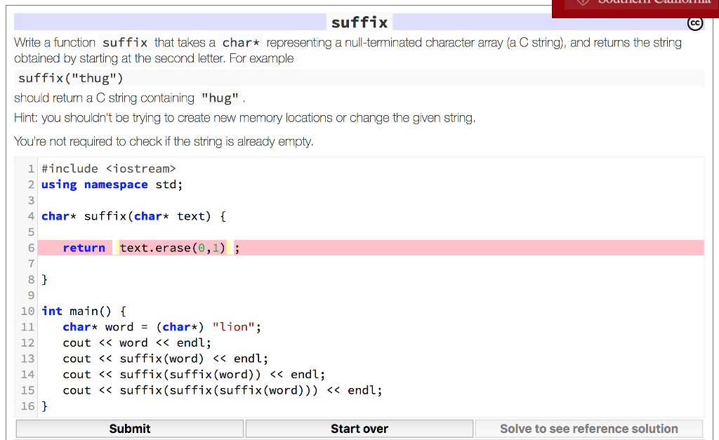 Null Terminated Character Array C