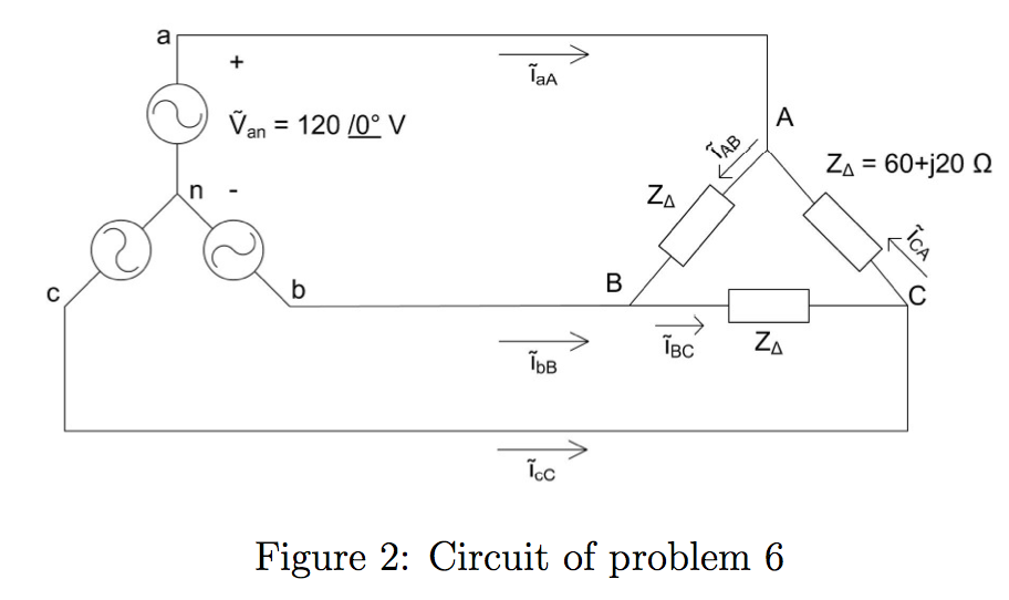 Solved: The Circuit Is Shown In Figure 2. The Balanced Lin... | Chegg.com