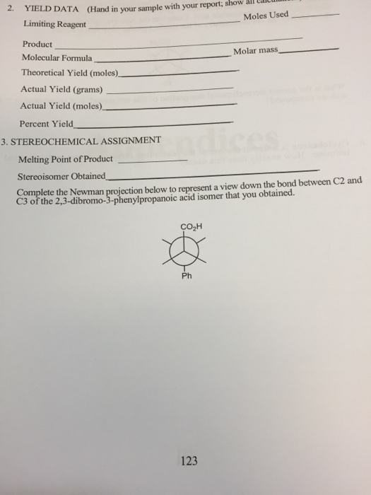 🎉 Erythro 2 3 dibromo 3 phenylpropanoic acid structure. Chem 546 Lab 6