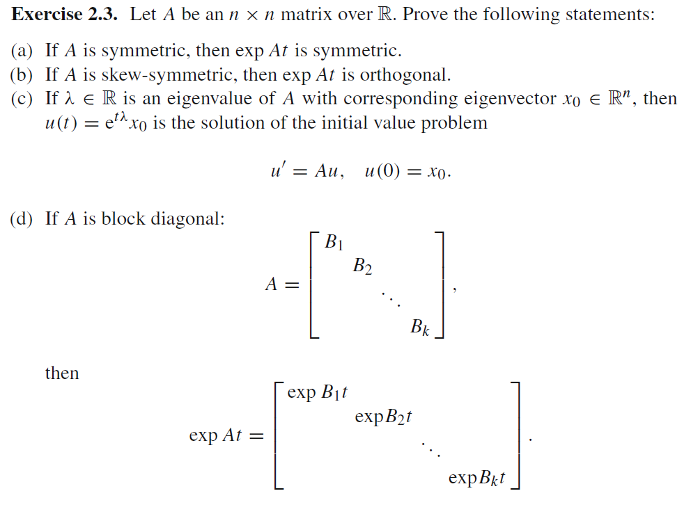 Solved 4. Ordinary Differential Equations Theory. Please | Chegg.com