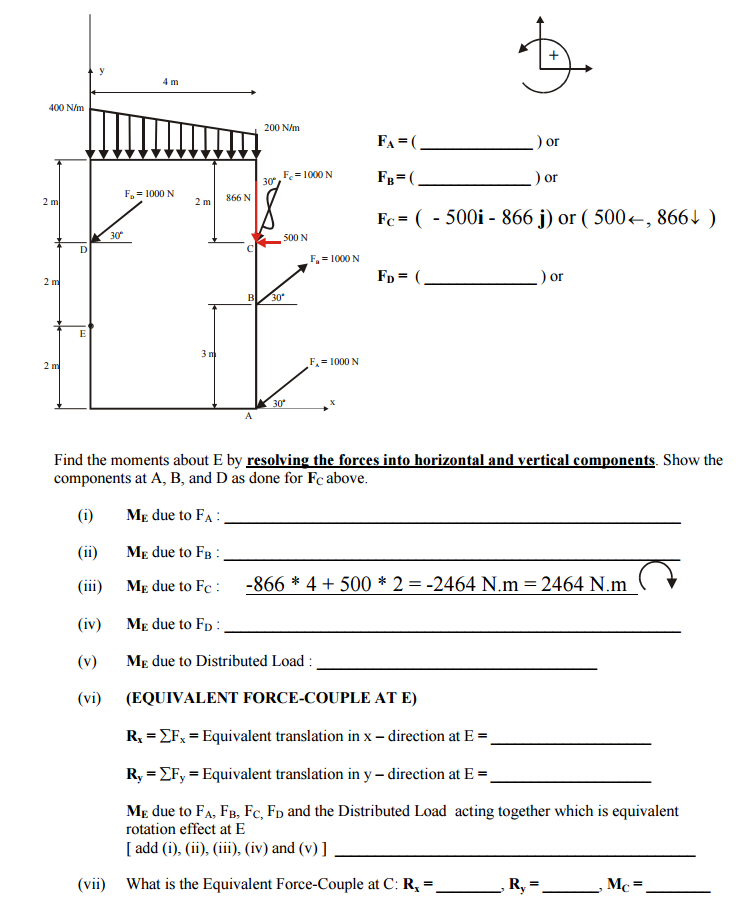 solved-find-the-moments-about-e-by-resolving-the-forces-into-chegg