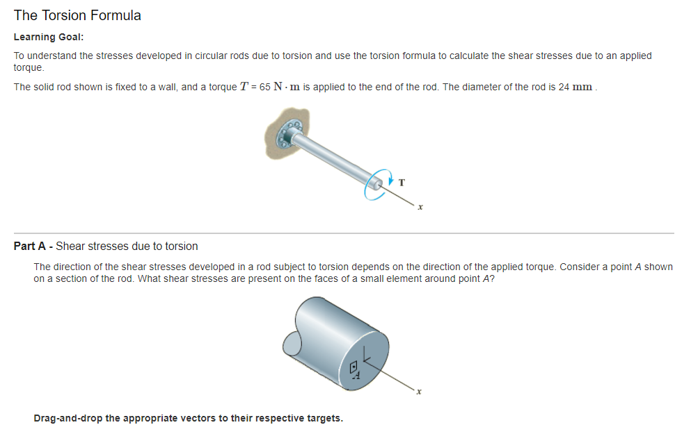 Solved The Torsion Formula Learning Goal To understand the