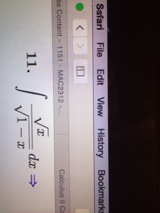 solved-11-integrate-root-x-root-1-x-dx-chegg