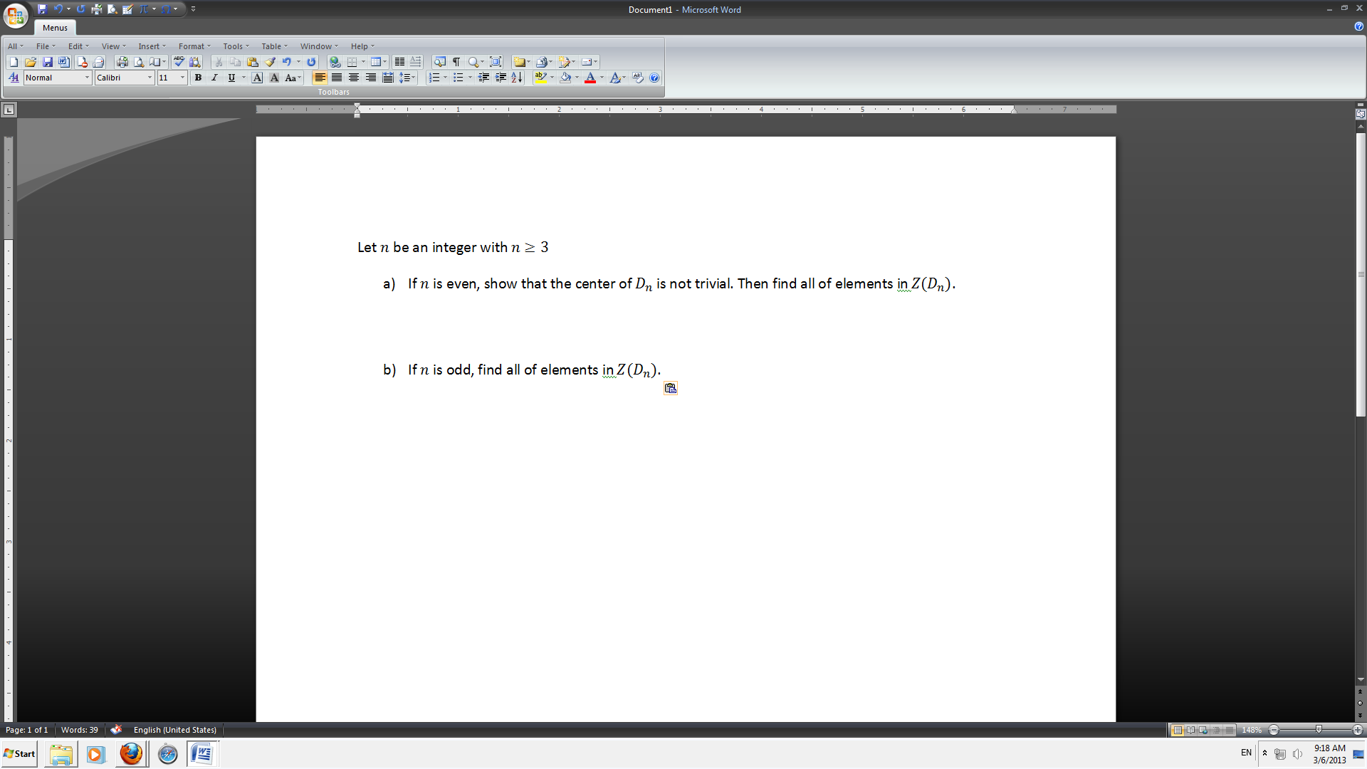 Solved Let N Be An Integer With N >3 If N Is Even, Show 