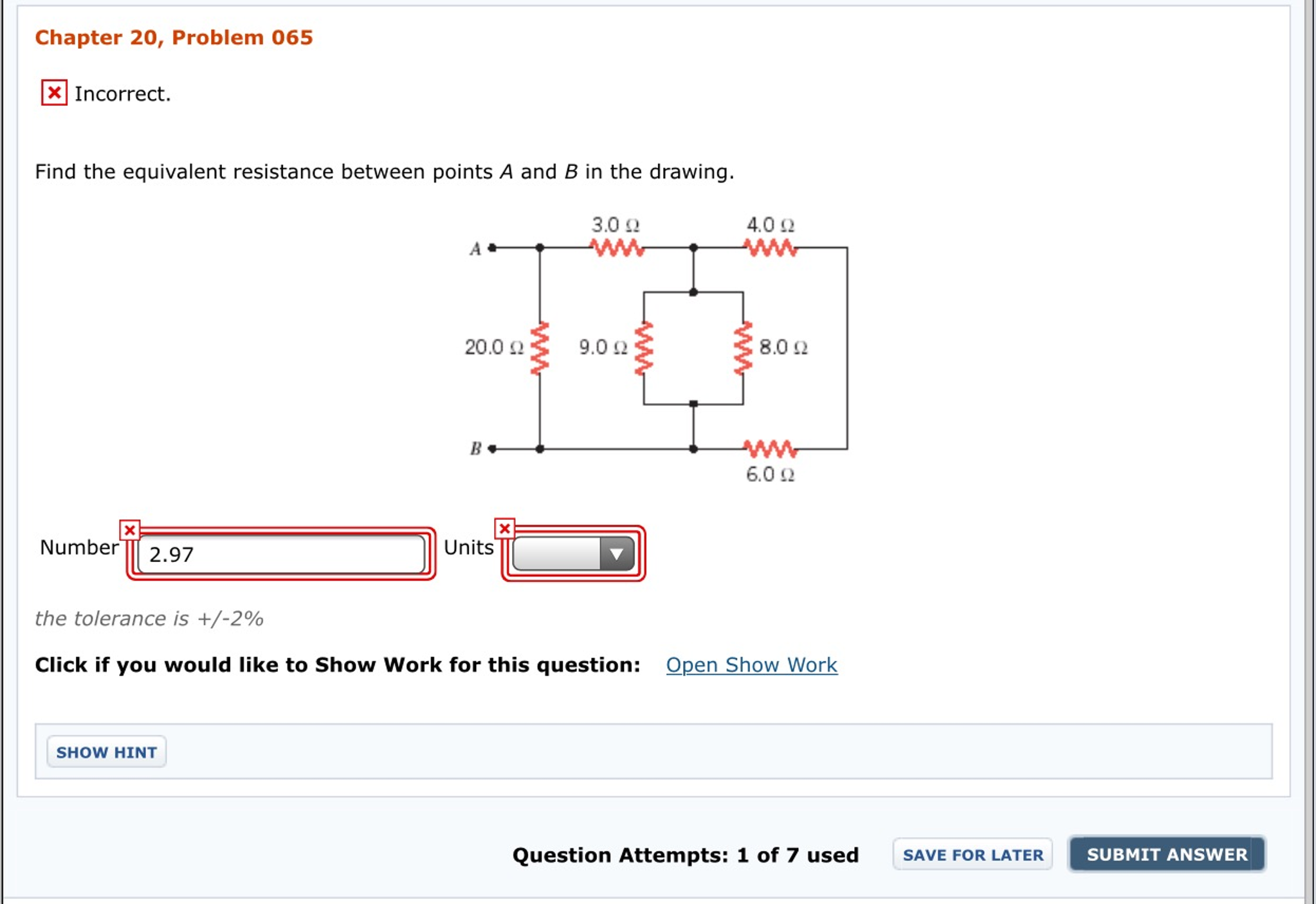 Solved: Find The Equivalent Resistance Between Points A An... | Chegg.com