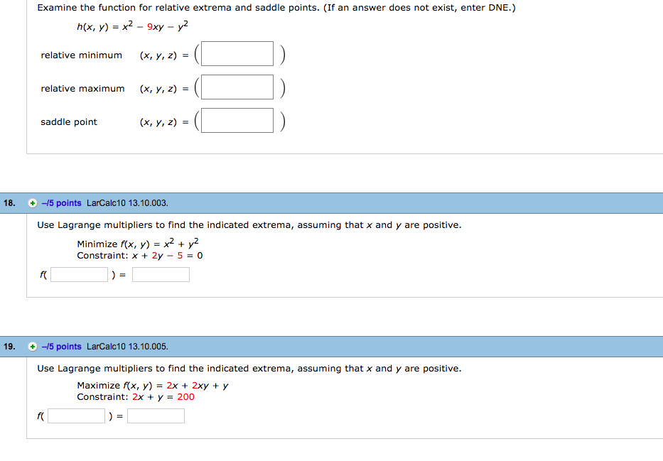 solved-examine-the-function-for-relative-extrema-and-saddle-chegg