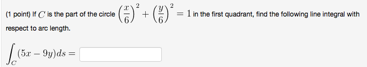 Solved 1 in the first quadrant, find the following line | Chegg.com