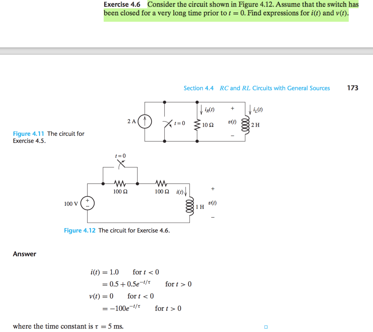 Solved Consider the circuit shown in Figure 4.12. Assume | Chegg.com