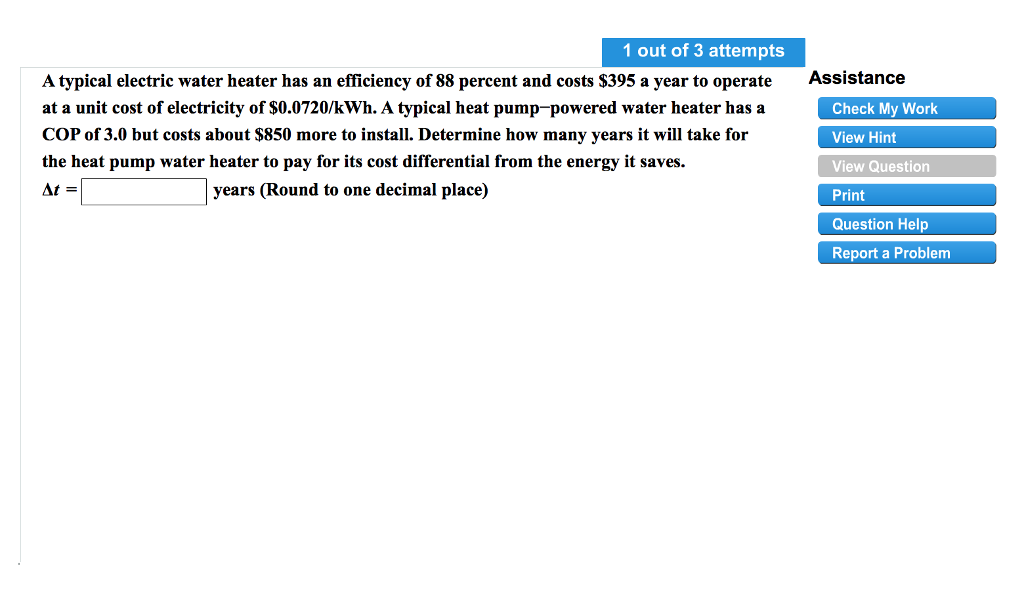 solved-a-typical-electric-water-heater-has-an-efficiency-of-chegg