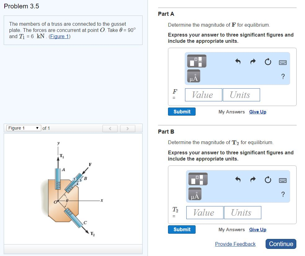 Solved The members of a truss are connected to the gusset | Chegg.com