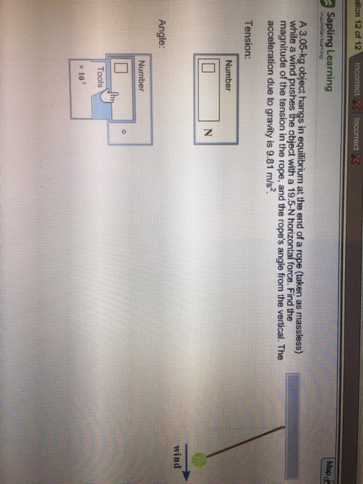 Solved A 3.05-kg object hangs in equilibrium at the end of a | Chegg.com