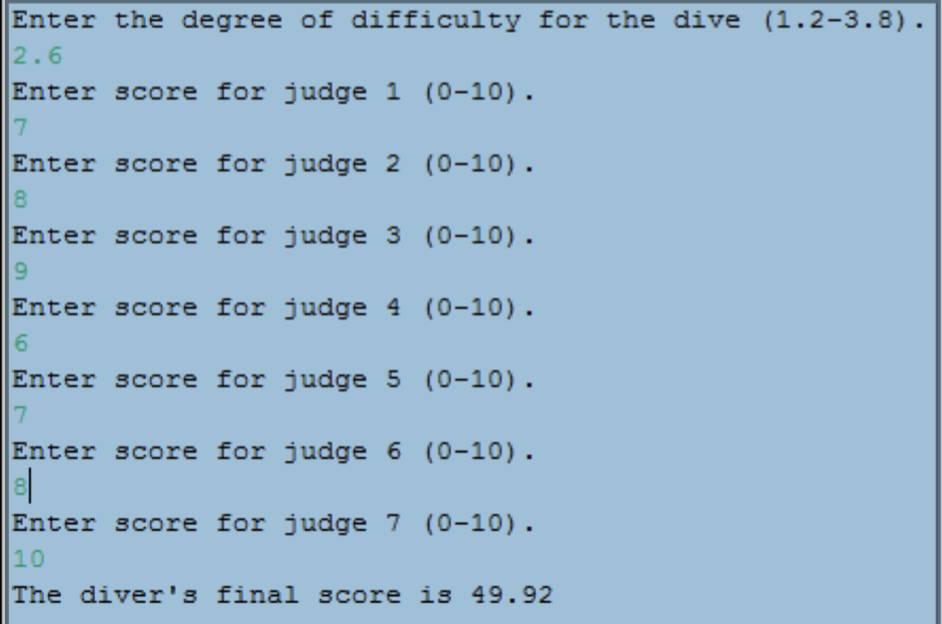 Solved Q2. In the sport of diving, seven judges award a