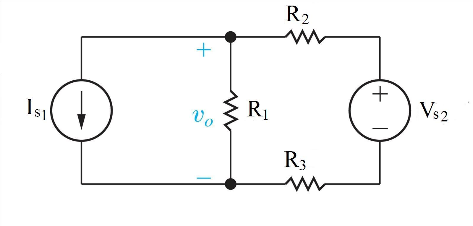 Solved Given that Is1 is 2 A, R1 is 3 Ohm, R2 is 2 Ohm, R3 | Chegg.com