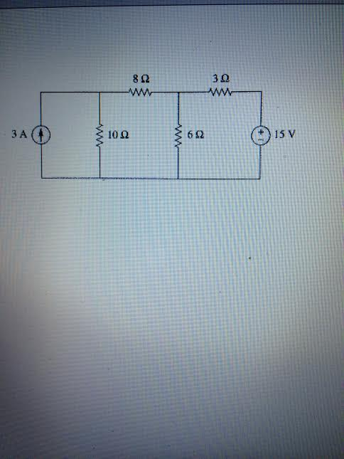 Solved Find the power supplied by the 15V source. | Chegg.com