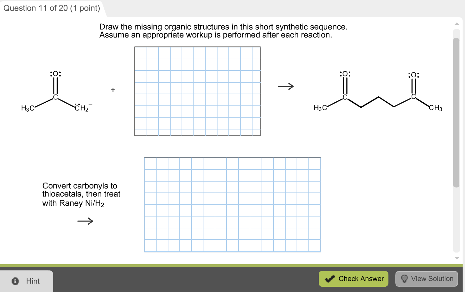 Solved Draw the missing organic structures in this short