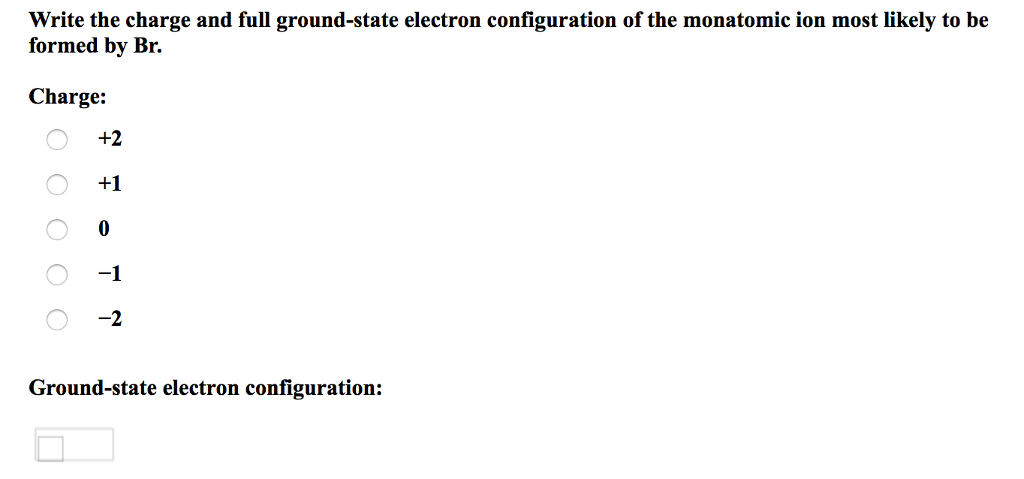 most stable monatomic ion formed from caesium