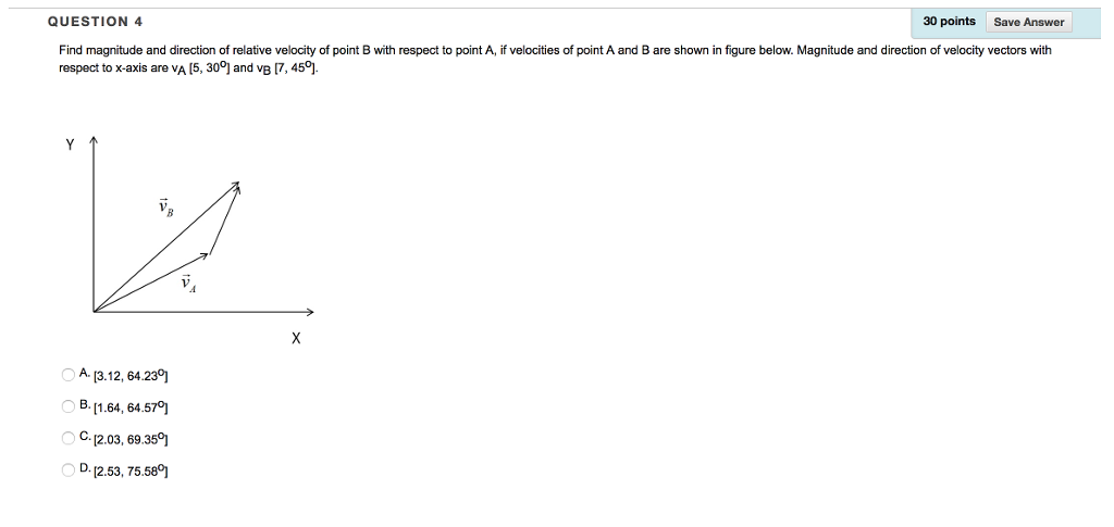 Solved QUESTION 2 10 points Save Answer Coordinate system | Chegg.com
