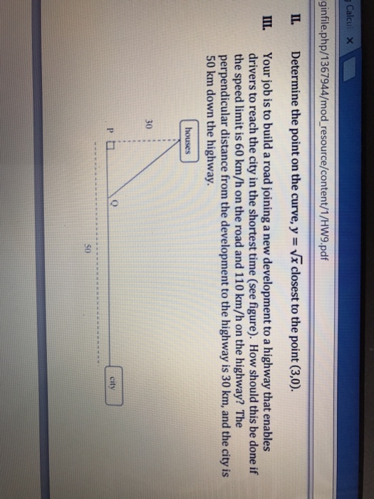 Solved Determine The Point On The Curve Y Squareroot X Chegg