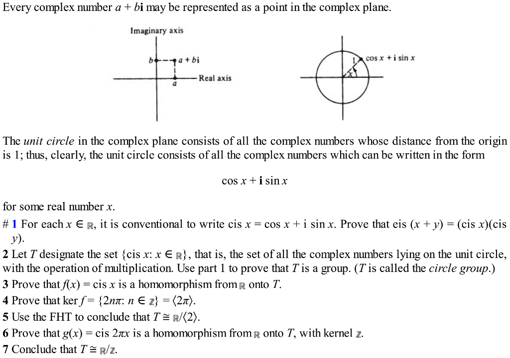 Solved Every complex number a + bi may be represented as a | Chegg.com