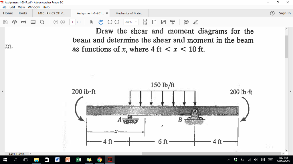 40 shear and moment diagram example problems with solutions