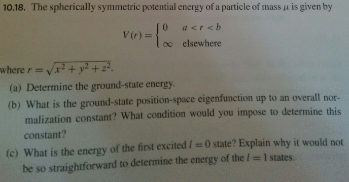 solved-the-spherically-symmetric-potential-energy-of-a-chegg