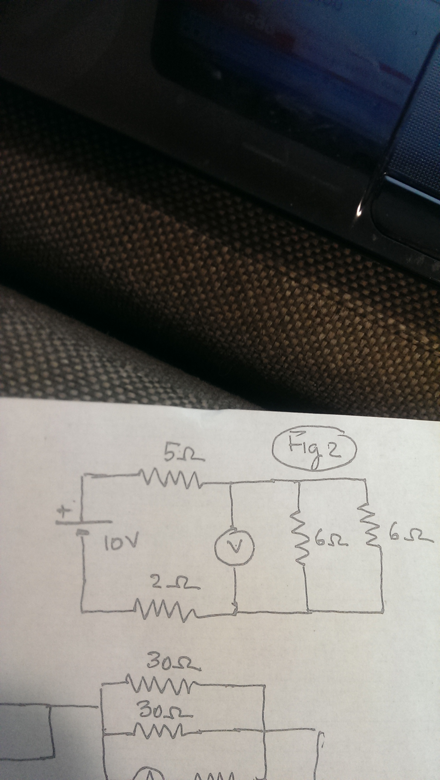 Solved What does the ideal voltmeter read for the circuit of