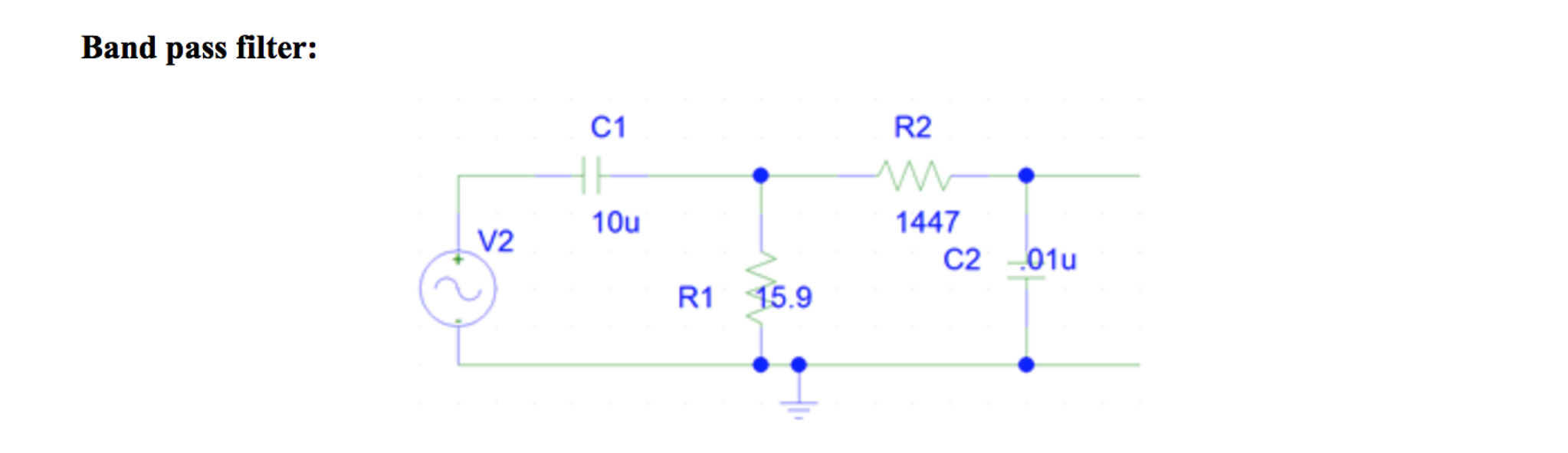Find the transfer function derivation, cutoff