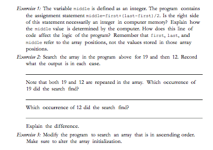 Solved LAB 8.2 Working with the Binary Searclh Bring in | Chegg.com