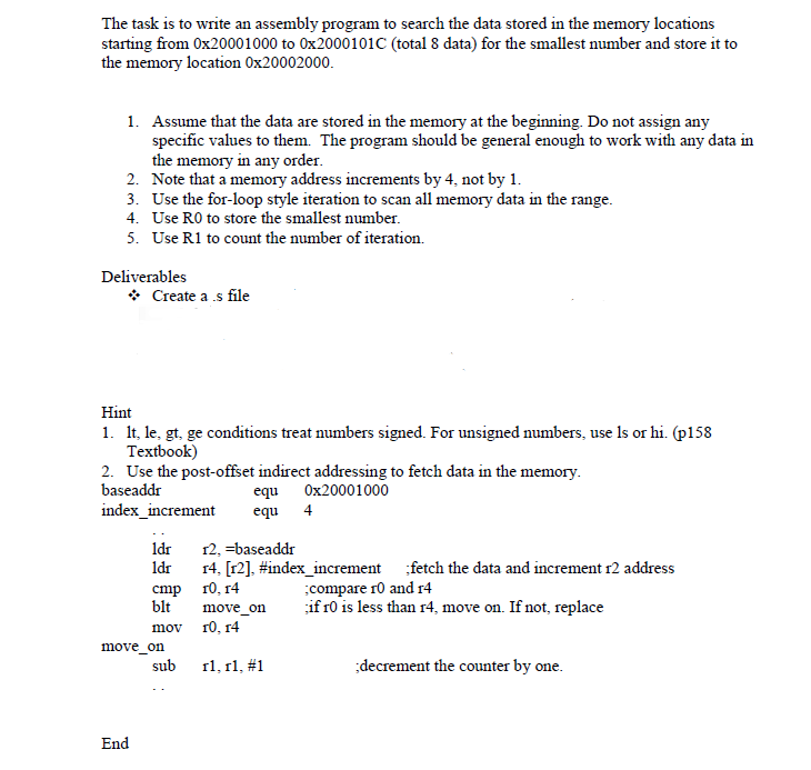 solved-the-task-is-to-write-an-assembly-program-to-search-chegg