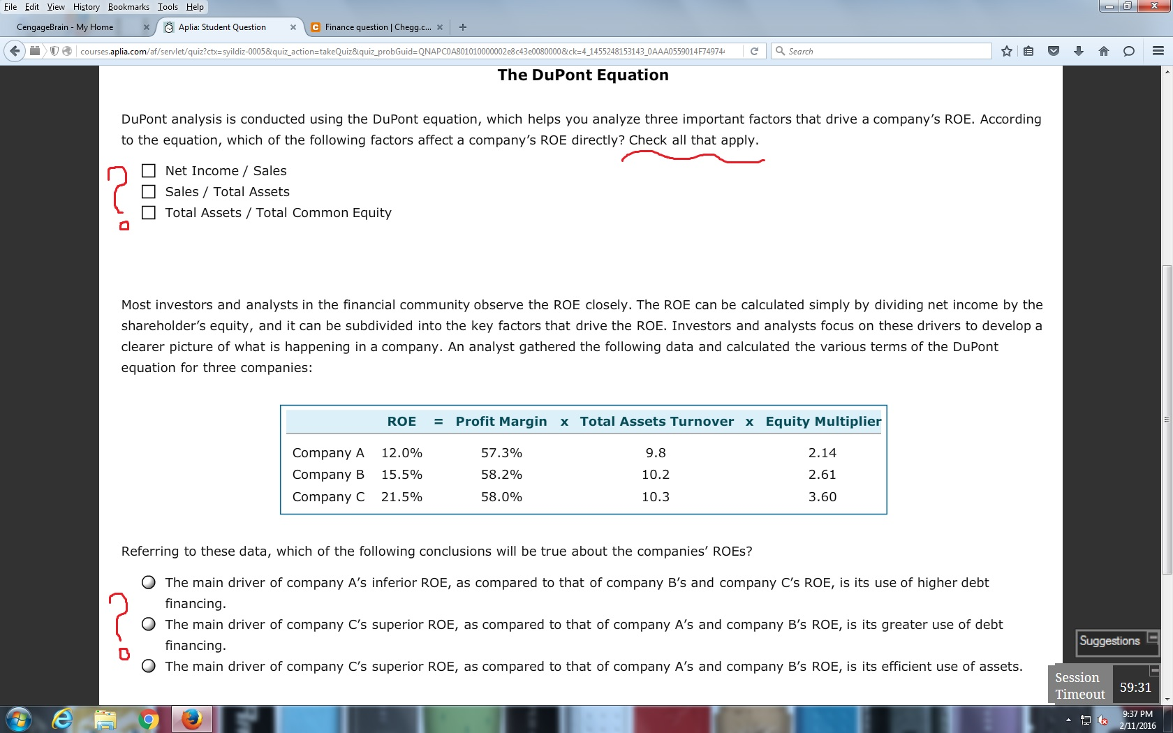 Solved DuPont Analysis Is Conducted Using The DuPont | Chegg.com