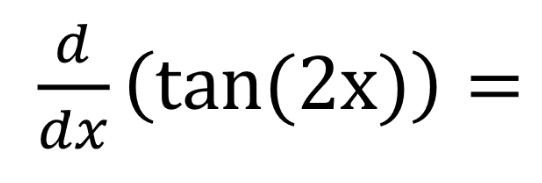Solved D Dx tan 2x Chegg