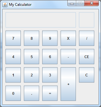 Solved Write a JAVA GUI calculator program with | Chegg.com