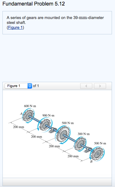 Determine The Angle Of Twist Of Gear B Relative To | Chegg.com