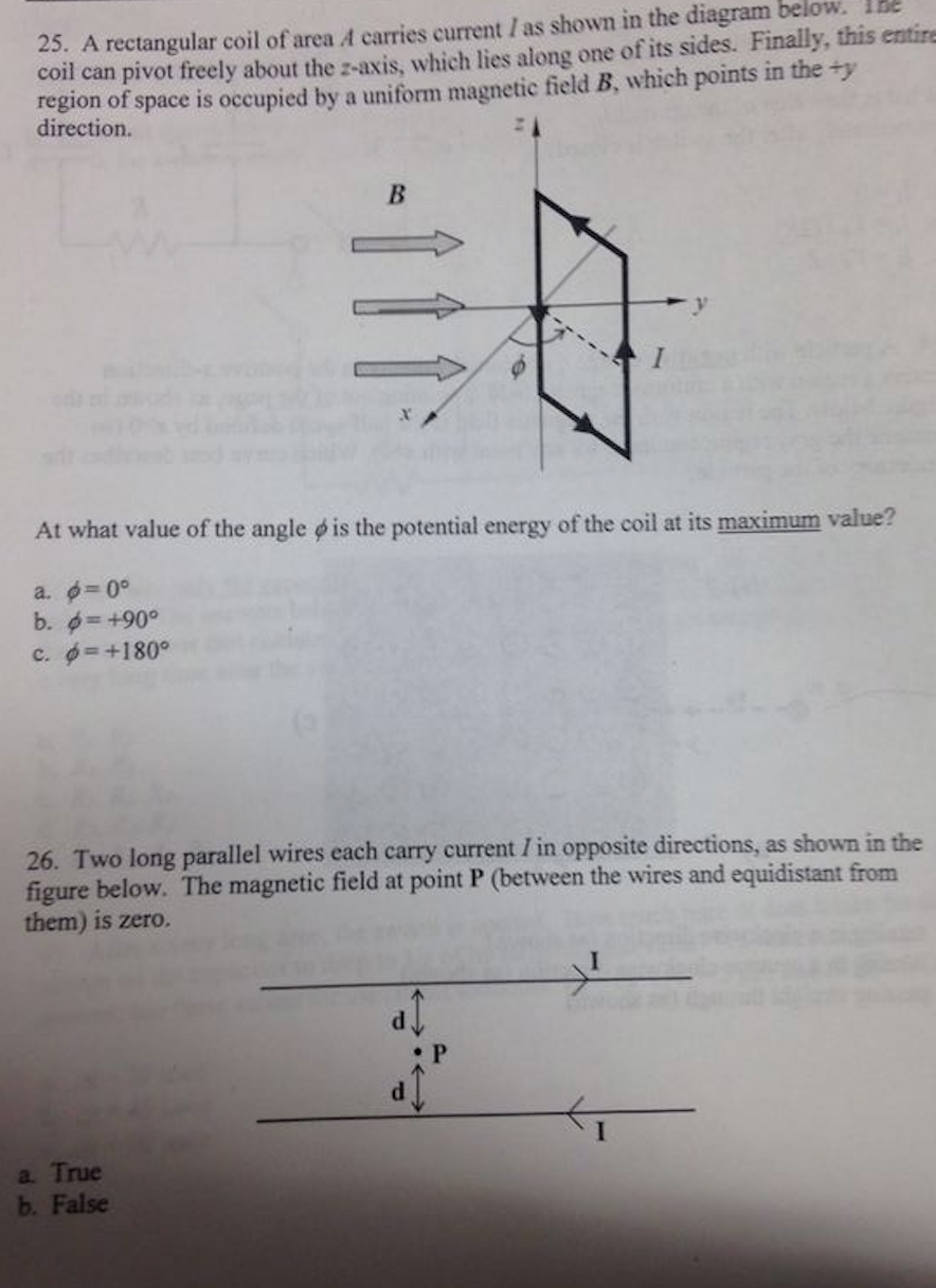 Solved Two long parallel wires each carry current l in | Chegg.com
