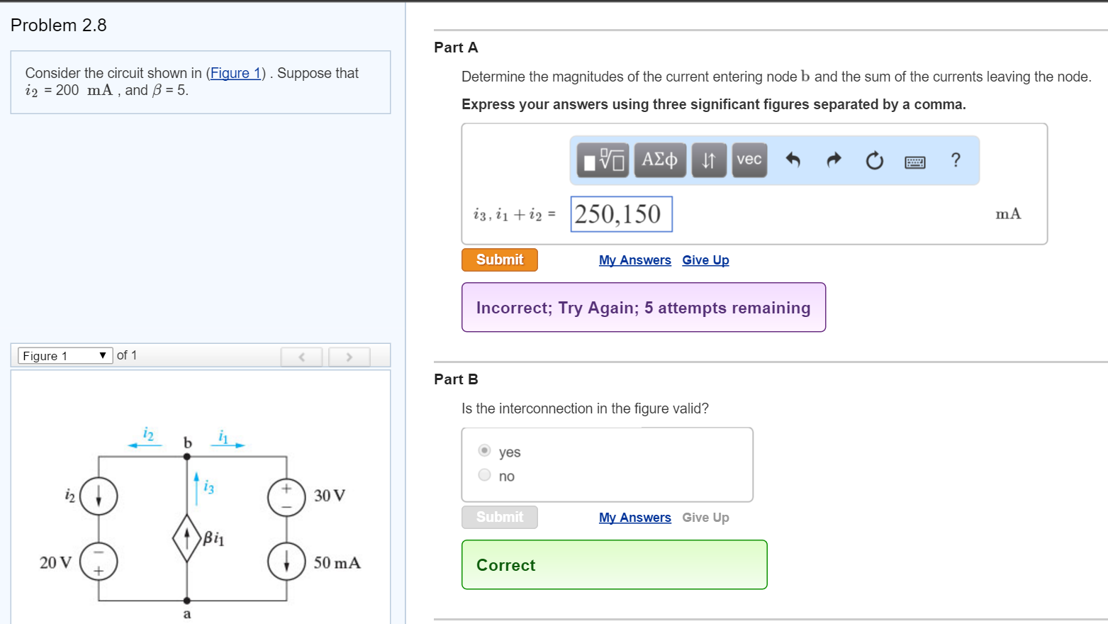 Solved Consider The Circuit Shown In (Figure 1). Suppose | Chegg.com