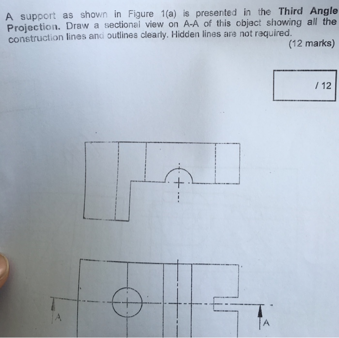 Solved: A Support As Shown In Figure 1(a) Is Presented In ... | Chegg.com