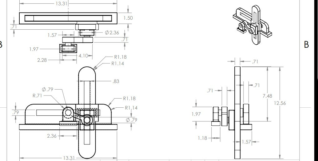 Solved For the slider crank, draw free body diagrams and